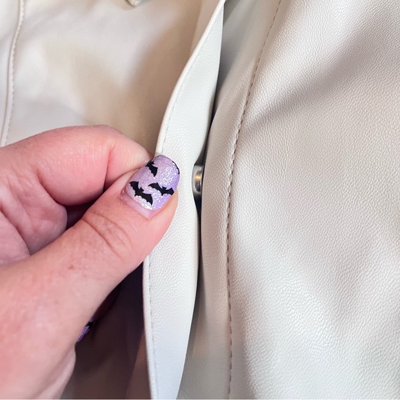 ASOS Weekday vegan leather Savannah shirt dress - Picture 4 of 10